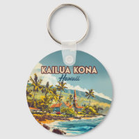 Kailua Kona Hawaii Big Island Beach Vintage