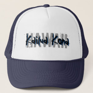 Kailua Kona Hawaii blue hat