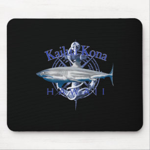 Kailua Kona Hawaii Nautical Sailing Boating Mouse Mat