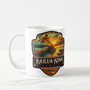 Kailua-Kona, Hawaii Vintage Coffee Mug