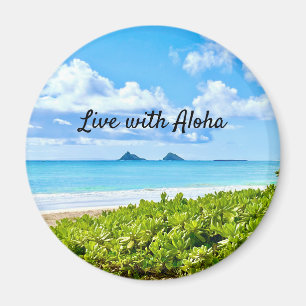 Kailua, Oahu Square Magnet
