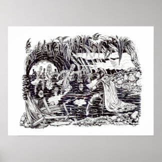 “Kaine and the Lake of the Dead” – by Tracy Lesch Poster