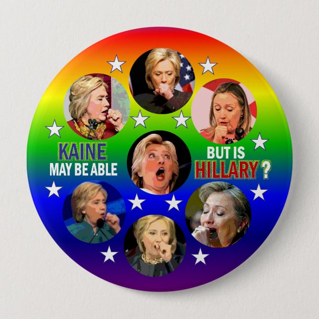 Kaine may be able... 10 cm round badge (Front)