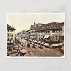 Kaiser Strasse, Karlsruhe, Baden, Germany classic Postcard