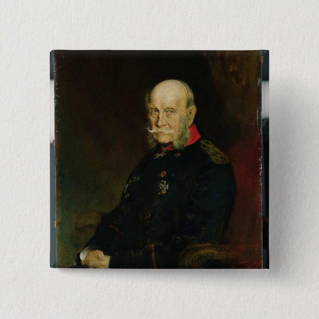 Kaiser Wilhelm I , 1888 15 Cm Square Badge (Front)