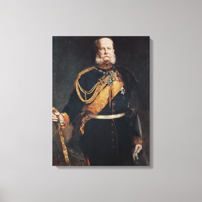 Kaiser Wilhelm I Canvas Print (Front)
