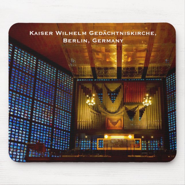 Kaiser Wilhelm Memorial Church Mouse Mat (Front)