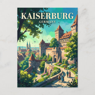 Kaiserburg Nürnberg Germany Postcard