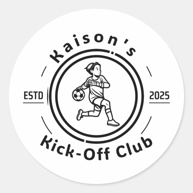 Kaison's Manchester Kick-Off Sticker (Front)