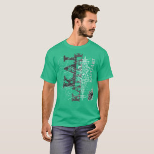 Kaitiaki - Maori guardians (silver writing) T-Shirt