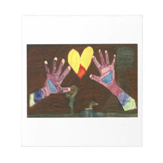 Kaitlyn HANDS Art1569a1a The MUSEUM Zazzle Gifts Notepad