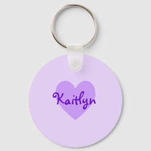 Kaitlyn in Purple Key Ring