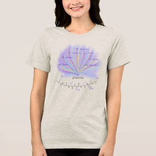 KAITLYN peptide, magic book, custom-text Tri-Blend Shirt