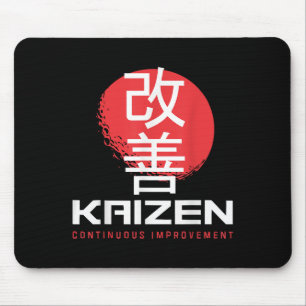 Kaizen Continuous Improvement Kai Zen Japanese Mot Mouse Mat