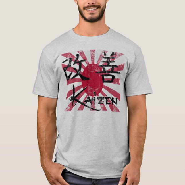 Kaizen - Retro Style T-Shirt (Front)