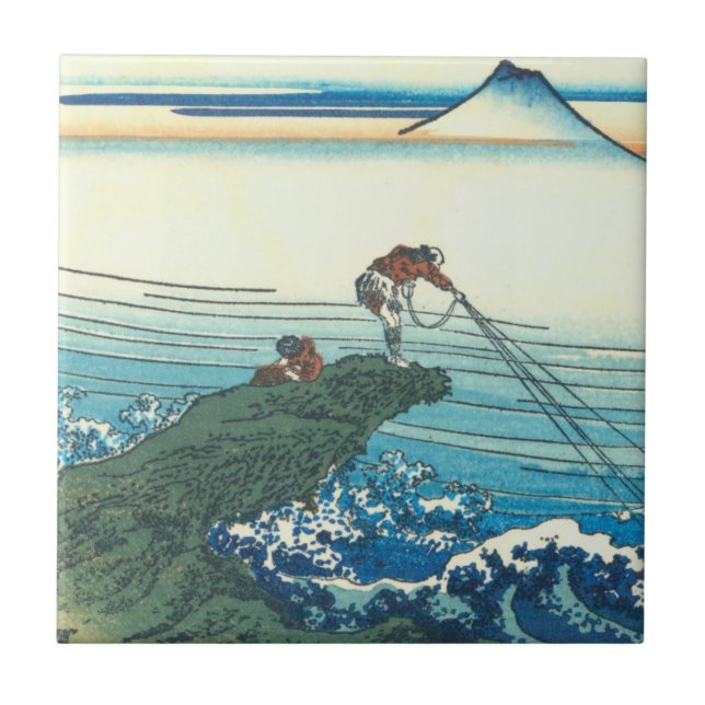 Kajikazawa in Kai Province Tile (Front)