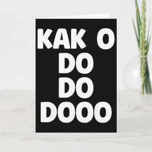 Kak O Do Do Doo Funny Rooster Sound Farm Meme Chic Card