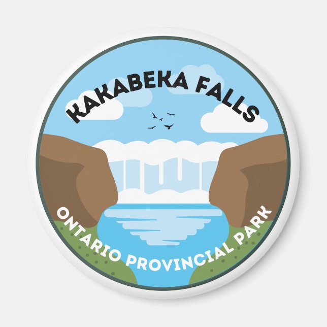 Kakabeka Falls Ontario Provincial Park Magnet (Front)