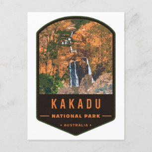 Kakadu National Park Badge Postcard