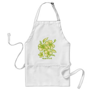 Kakahiaka Hibiscus Hawaiian Chef's Apron