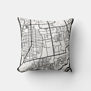 Kakamega Kenya City Map Cushion