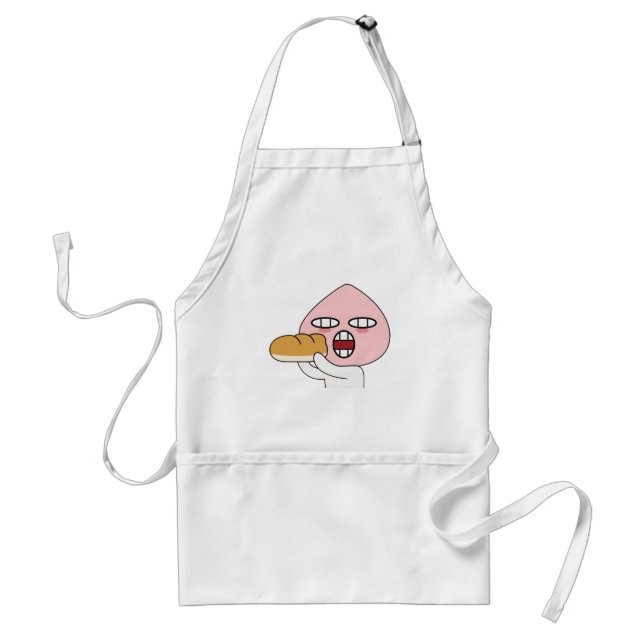 Kakao Emoticons - Charming Apeach Edition Standard Apron (Front)