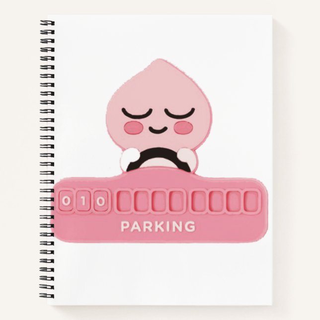 KaKao Friends - Driving Apeach Notebook (Front)