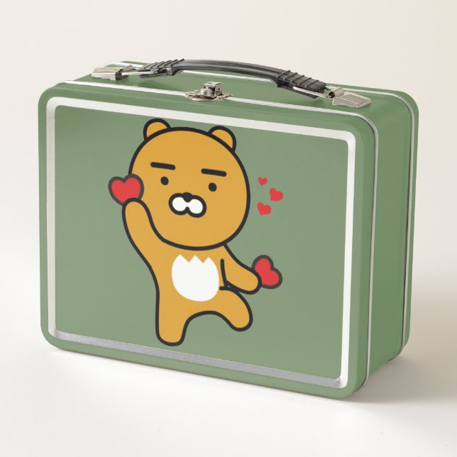 Kakao Friends Ryan Metal Lunch Box (Front)