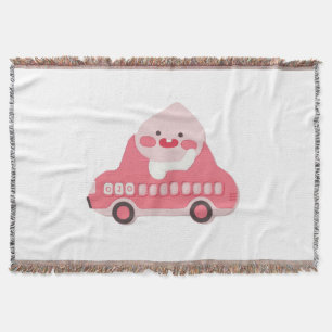 KaKao Friends - Waving Apeach Throw Blanket