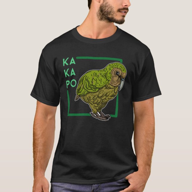 Kakapo birds biologist birdwatchig ornithologist   T-Shirt (Front)