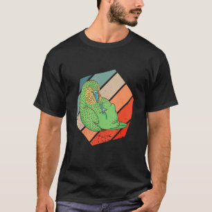 Kakapo Parrot Kakapo Bird New Zealand Hexa Retro K T-Shirt