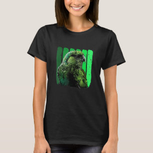 Kakapo Retro New Zealand Kakapo Bird Kakapo Parrot T-Shirt