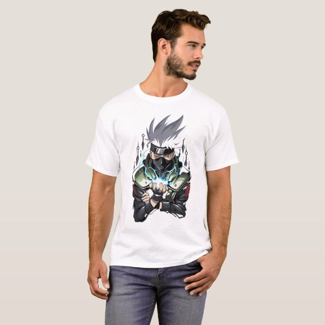 Kakashi Amoled Anime Fashion Men T-Shirt (Front Full)