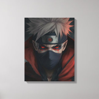 Kakashi Hatake Frame Canvas Print