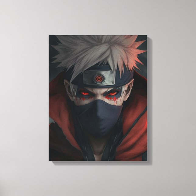 Kakashi Hatake Frame Canvas Print (Front)