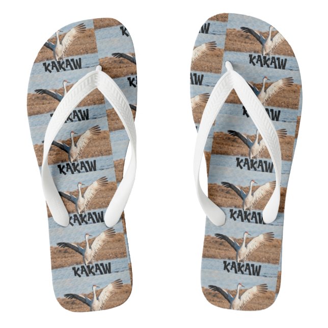 KAKAW Mens and Womens Flip Flops (Footbed)