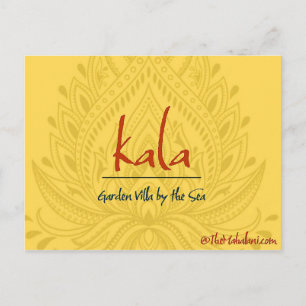 Kala Garden Villa Postcard