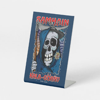 Kala-Goañv: Breton Halloween Pedestal Sign