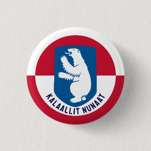 Kalaallit Nunaat 3 Cm Round Badge
