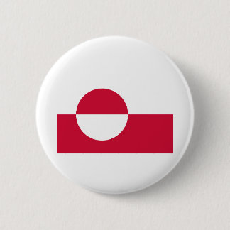 Kalaallit Nunaat - Grønland - Greenland Flag 6 Cm Round Badge