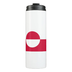 Kalaallit Nunaat - Grønland - Greenland Flag Thermal Tumbler