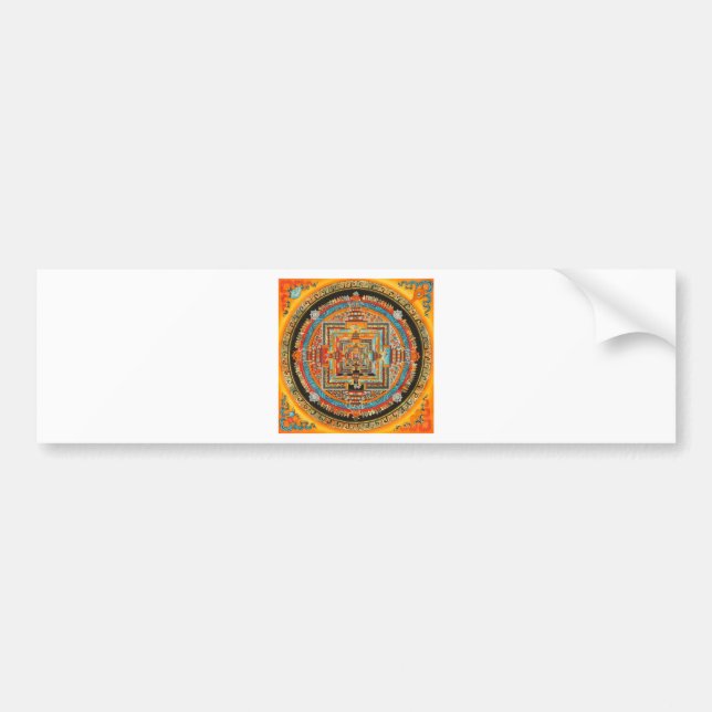 KALACHAKRA ESOTERIC MANDALA III BUMPER STICKER (Front)