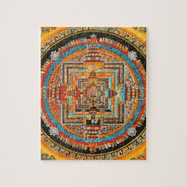KALACHAKRA ESOTERIC MANDALA III JIGSAW PUZZLE (Vertical)
