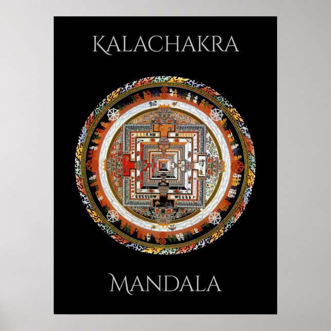 Kalachakra Mandala Poster (Front)