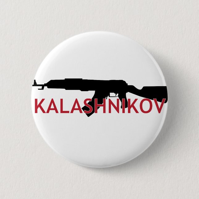 **KALACHNIKOV** 6 CM ROUND BADGE (Front)