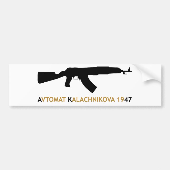 **KALACHNIKOV** BUMPER STICKER (Front)