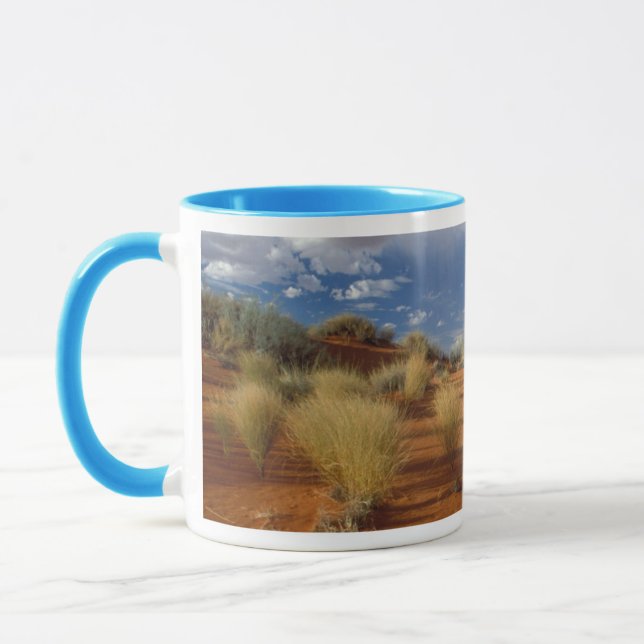Kalahari Desert Scene, Kgalagadi Transfrontier 2 Mug (Left)