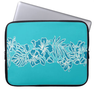 Kalaheo Hawaiian Hibiscus Tapa Laptop Wetsuit Bag