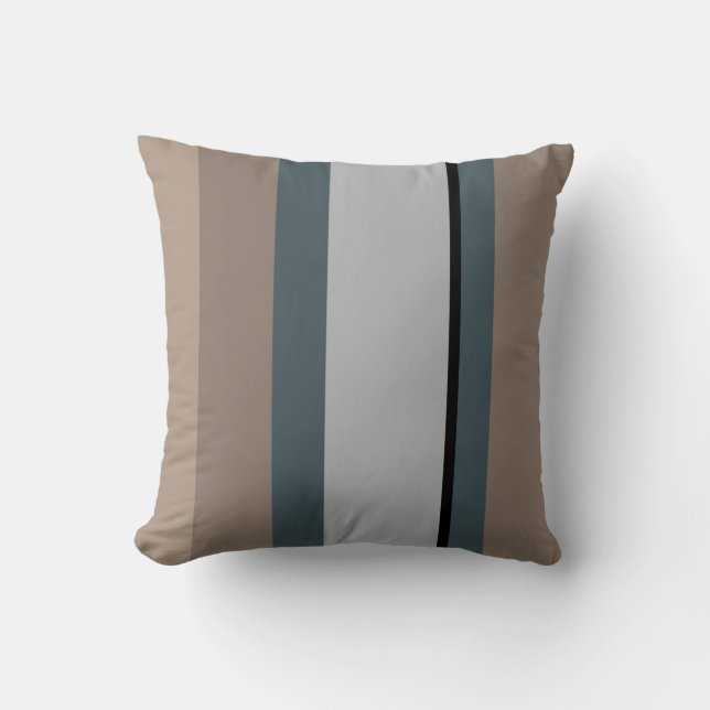 Kalakaua Hawaiian Reversible Beach Stripes KL302 Cushion (Front)