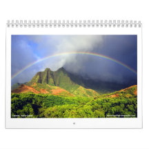 Kalalau Valley Hawaii Calendar